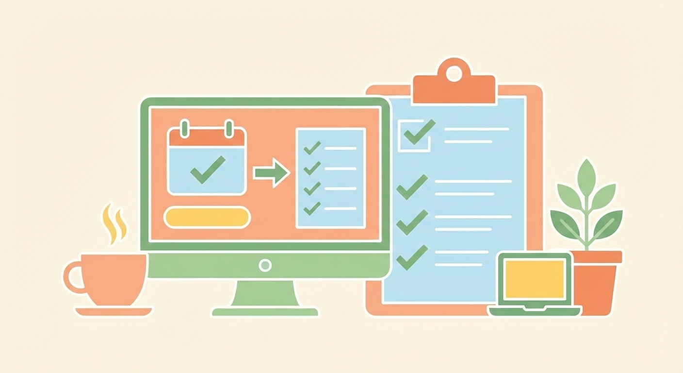 Daily Planner Checklist for Remote Workers